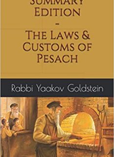 The laws of Pesach-Summary Edition